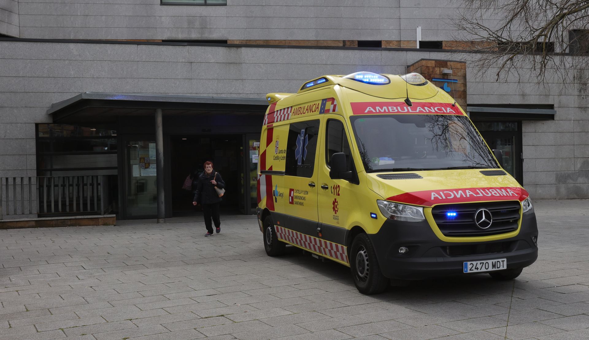 Herido un ciclista en una colisión con un vehículo en la avenida de Castilla