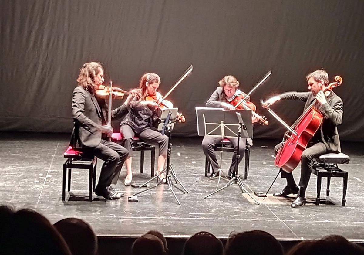 Cuarteto Gerhard en el «Emiliano Allende» de Medina.