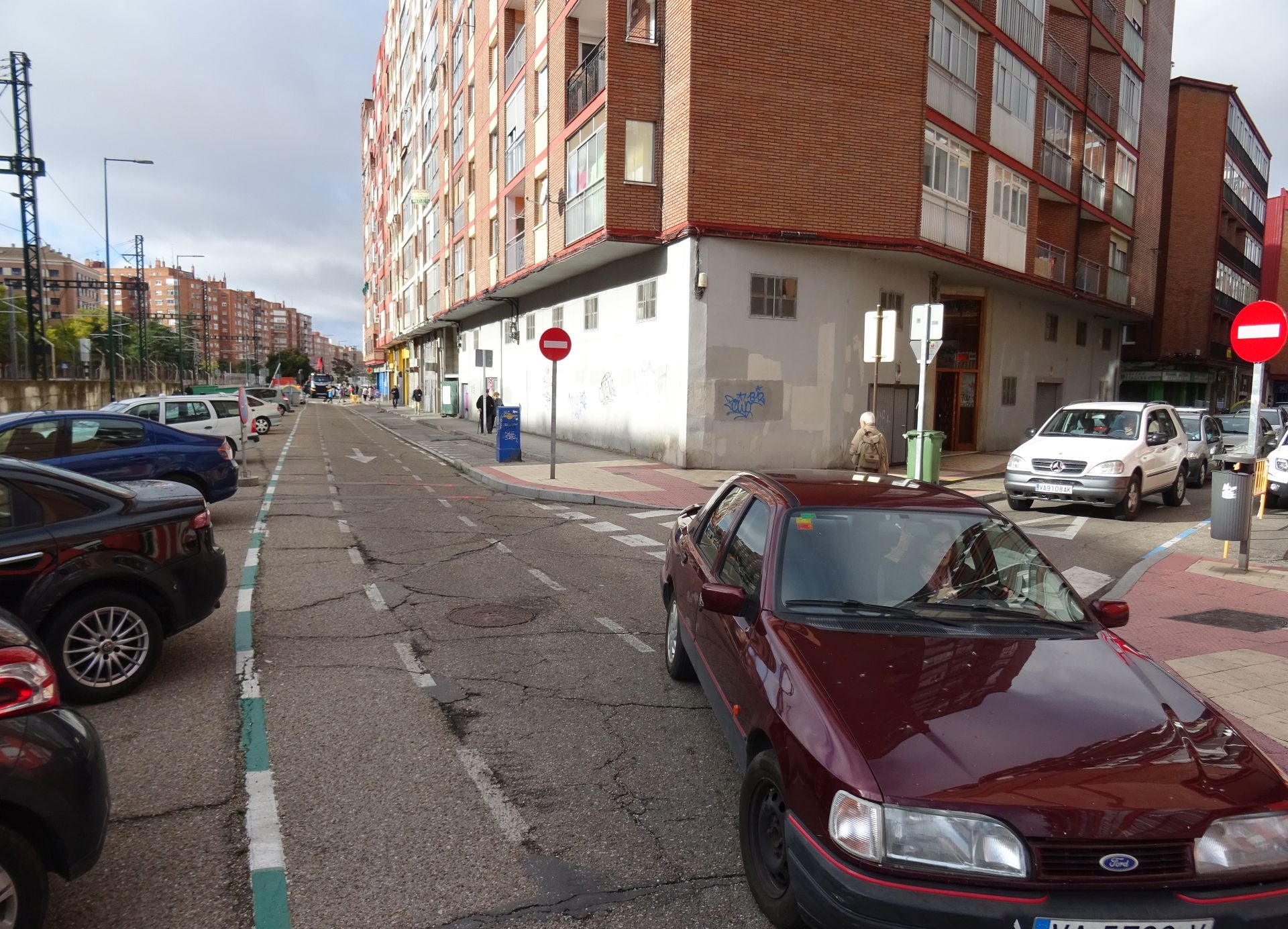 Las imágenes de las obras de Aquavall y los cortes en la calle Estación y Vía