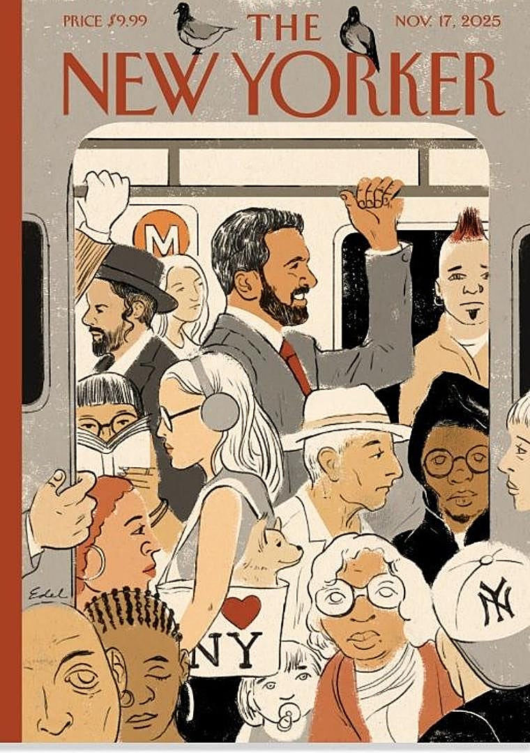 Imagen - Portada del 167 de noviembre próximo de la revista The New Yorker.