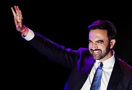 Zohran Mamdani, tras ser elegido alcalde por el 50%de los electores de Nueva York.