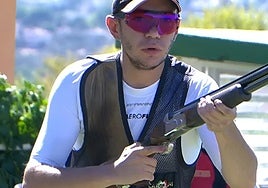 José María Mielgo, en la final individual de Skeet de la European Champions League celebrada en Madrid.