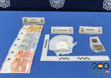 Dos detenidos con hachís y cocaína en el Paseo San Vicente de Valladolid