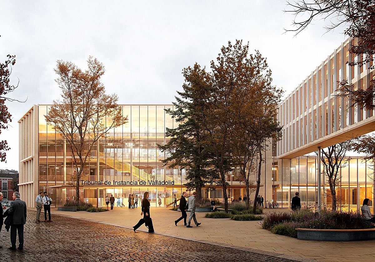 Infografía de la futura Ciudad de la Justicia, diseñada por Primitivo González.