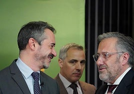 David Hierro y Carlos Pollán, en una imagen de archivo.