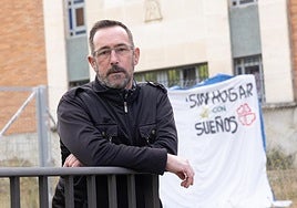 El portugués Rui Da Silva en el centro que Cáritas tiene en el Seminario de Valladolid.