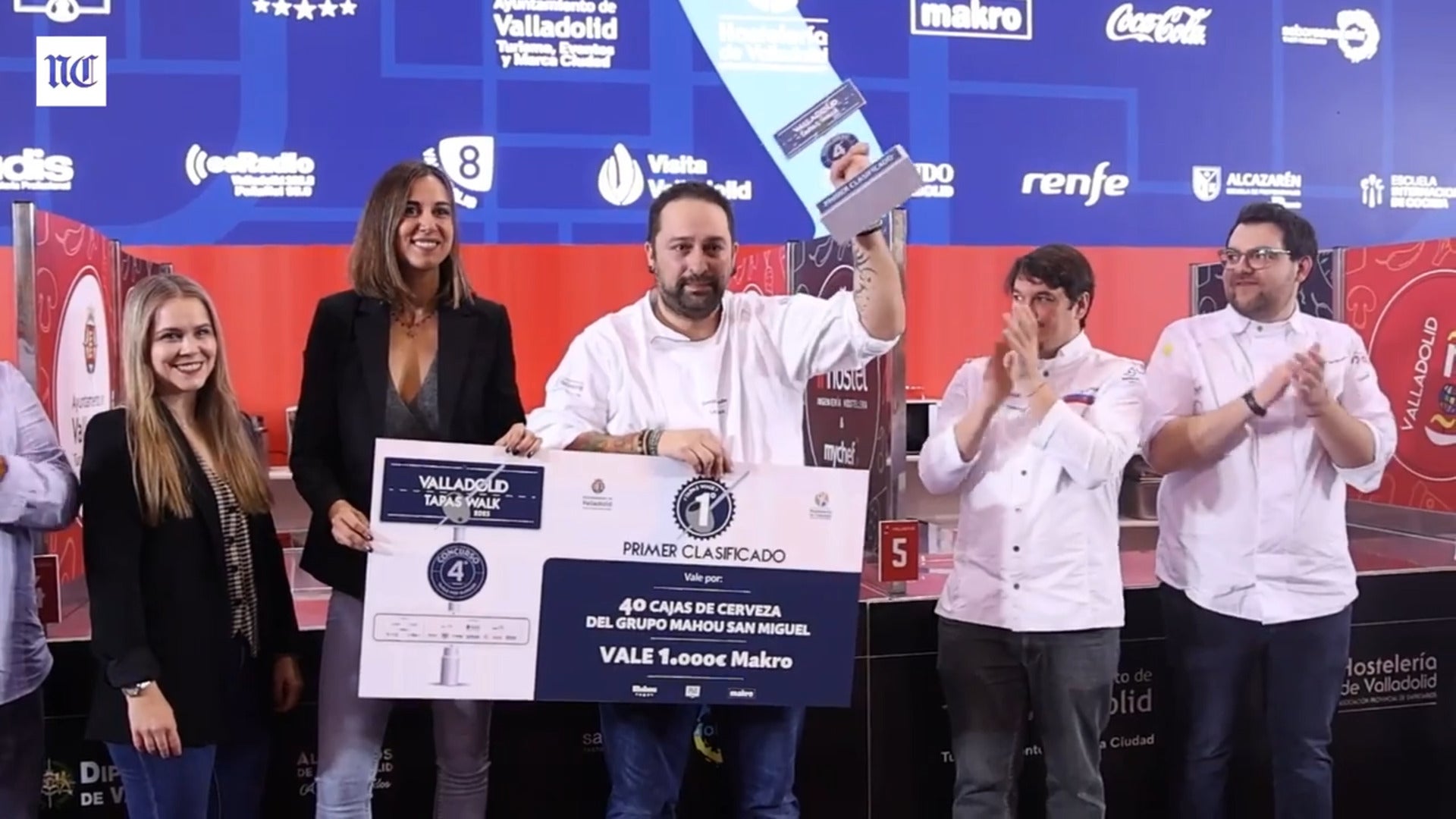 'Por el monte las sardinas' vencedor de la batalla de tapas de los barrios de Valladolid