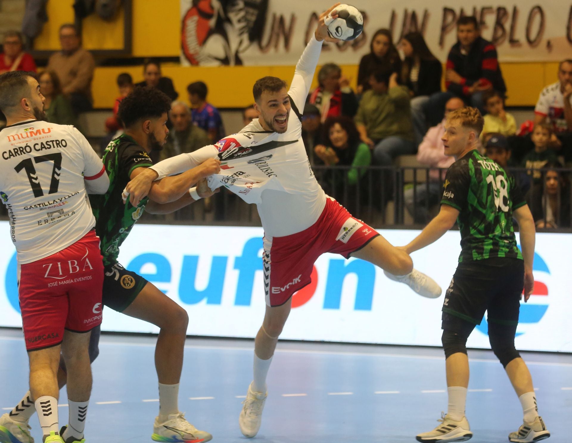 Fotos de la victoria del Balonmano Nava
