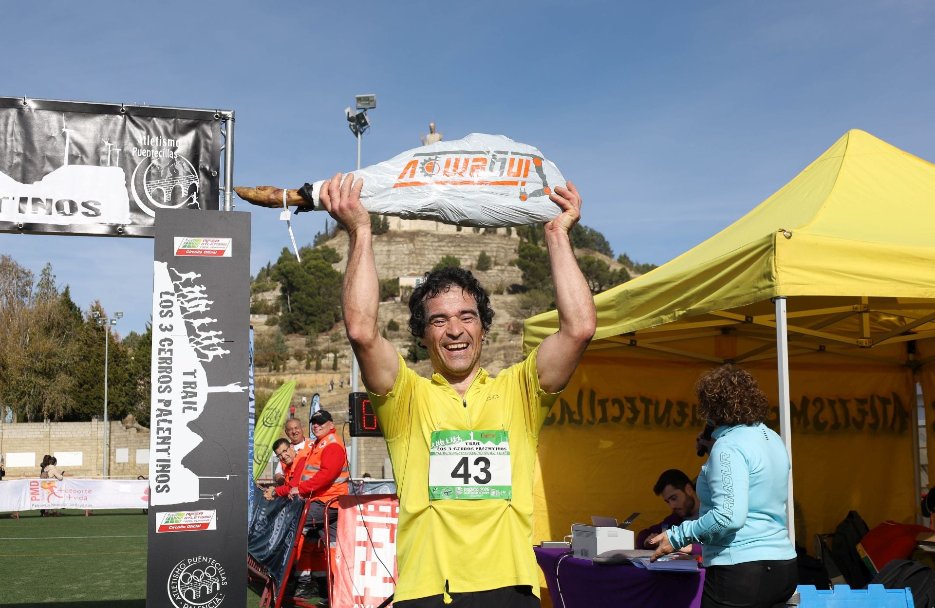Doscientos atletas participan en el trail de Los Tres Cerros Palentinos