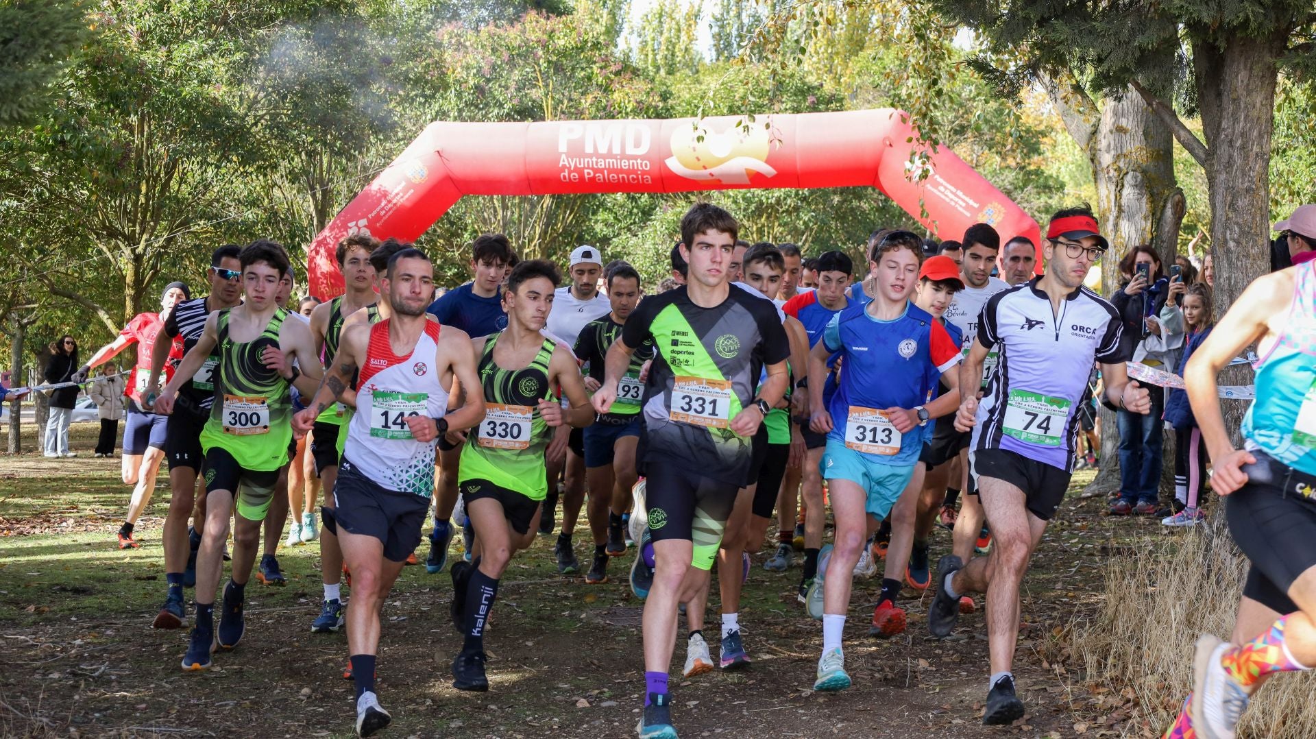 Doscientos atletas participan en el trail de Los Tres Cerros Palentinos