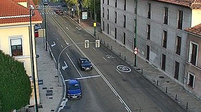 ¿Qué calle se ve desde esta cámara?