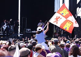 Un grupo de personas durante la celebración de Villalar de 2025.