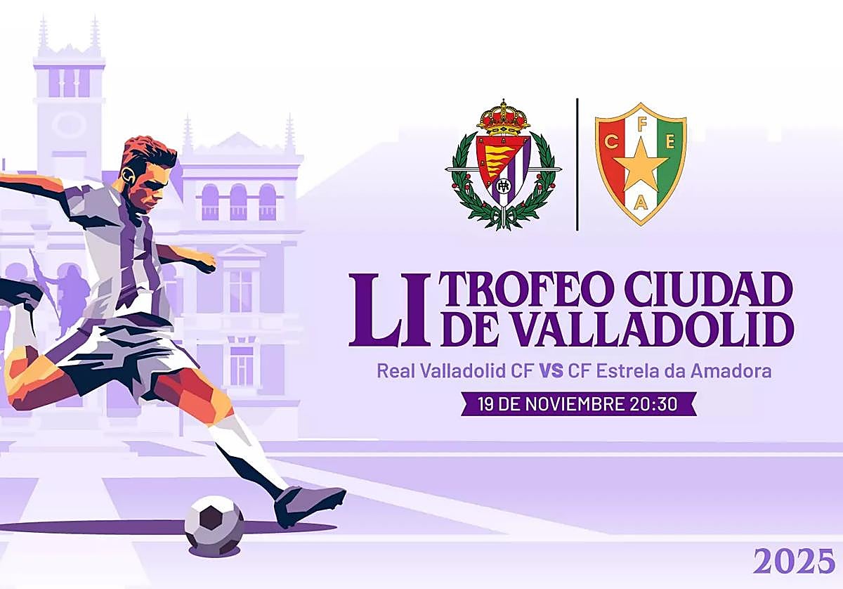 Cartel del LI Trofeo Ciudad de Valladolid
