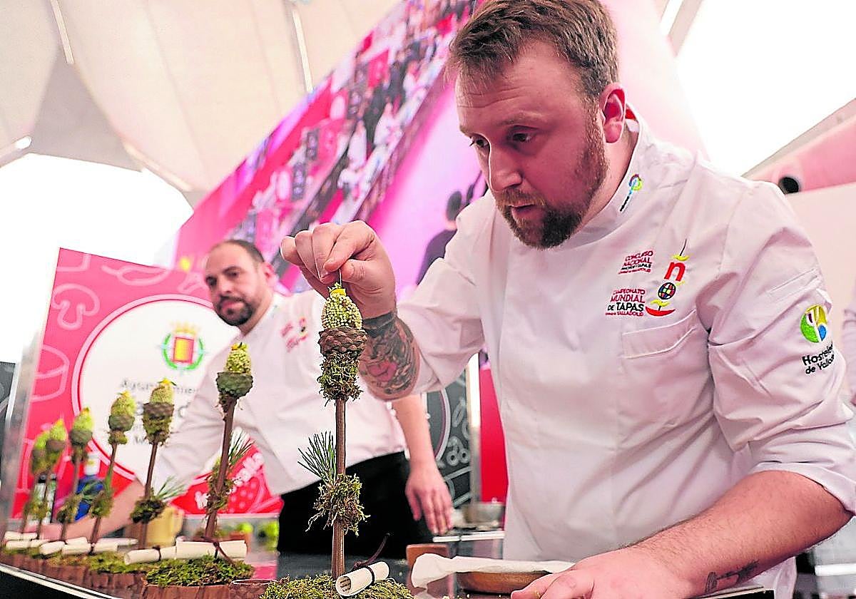 Los chefs vallisoletanos reivindican provincia y tradición en el Concurso Nacional de Tapas