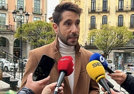 Miguel Merino, viceportavoz del grupo municipal del PSOE en el Ayuntamiento de Segovia.