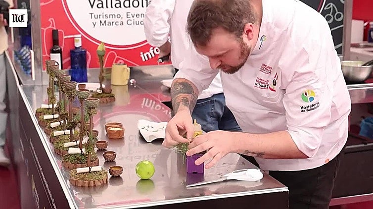 Los chefs de Valladolid cocinan la tradición de la provincia en el Concurso Nacional de Tapas