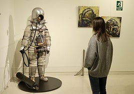 Prototipo del traje estratosférico diseñado por Emilio Herrera, a finales de 1934.