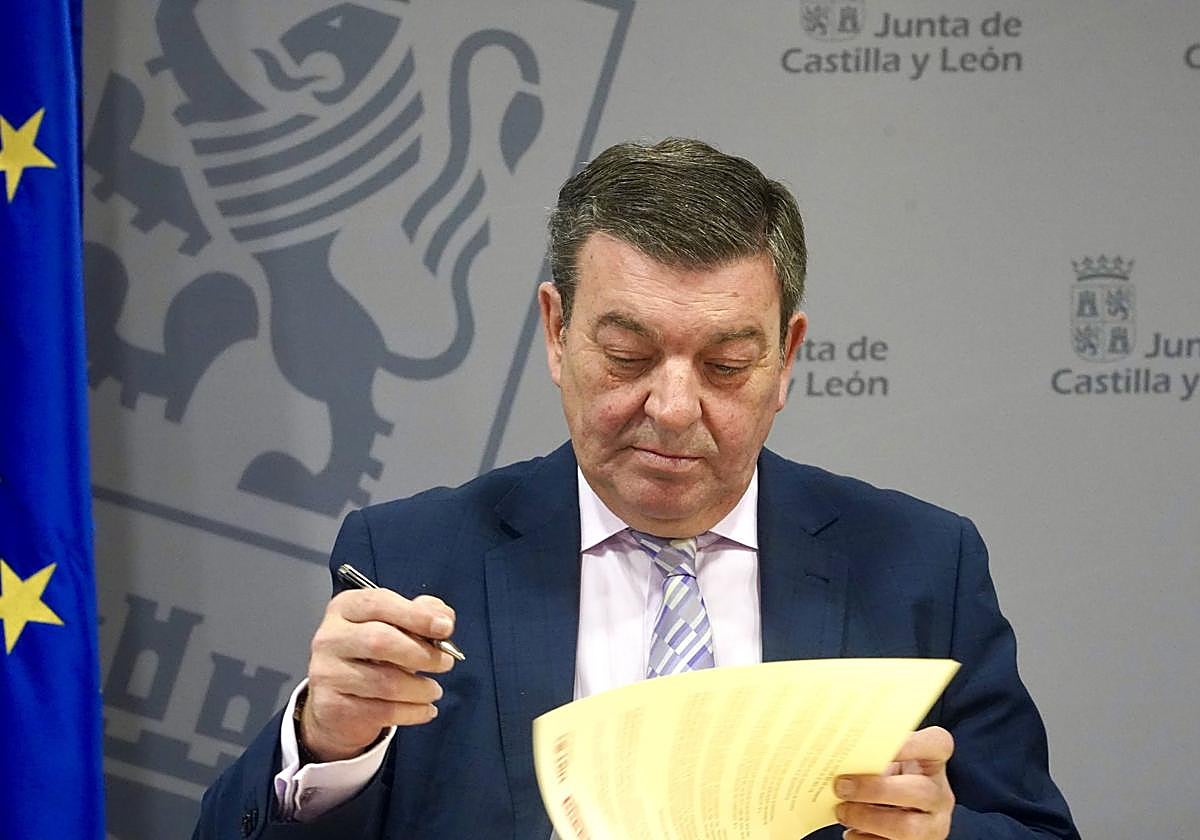 El consejero de la Presidencia, Luis Miguel González Gago, este martes en un acto.