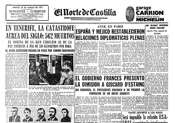 La catástrofe aérea del siglo: 562 muertos