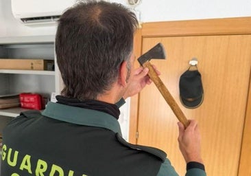 Detenido por amenazar con un hacha al portero de un establecimiento hostelero en Tordesillas