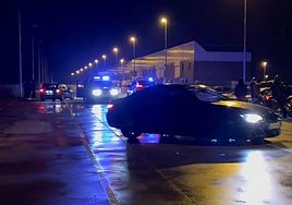 Presencia de la Guardia Civil para disuadir una concentración en el polígono de El Brizo.