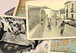Collage de fotos antiguas de Castronuño