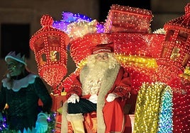 La cabalgaza de Papá Noel.