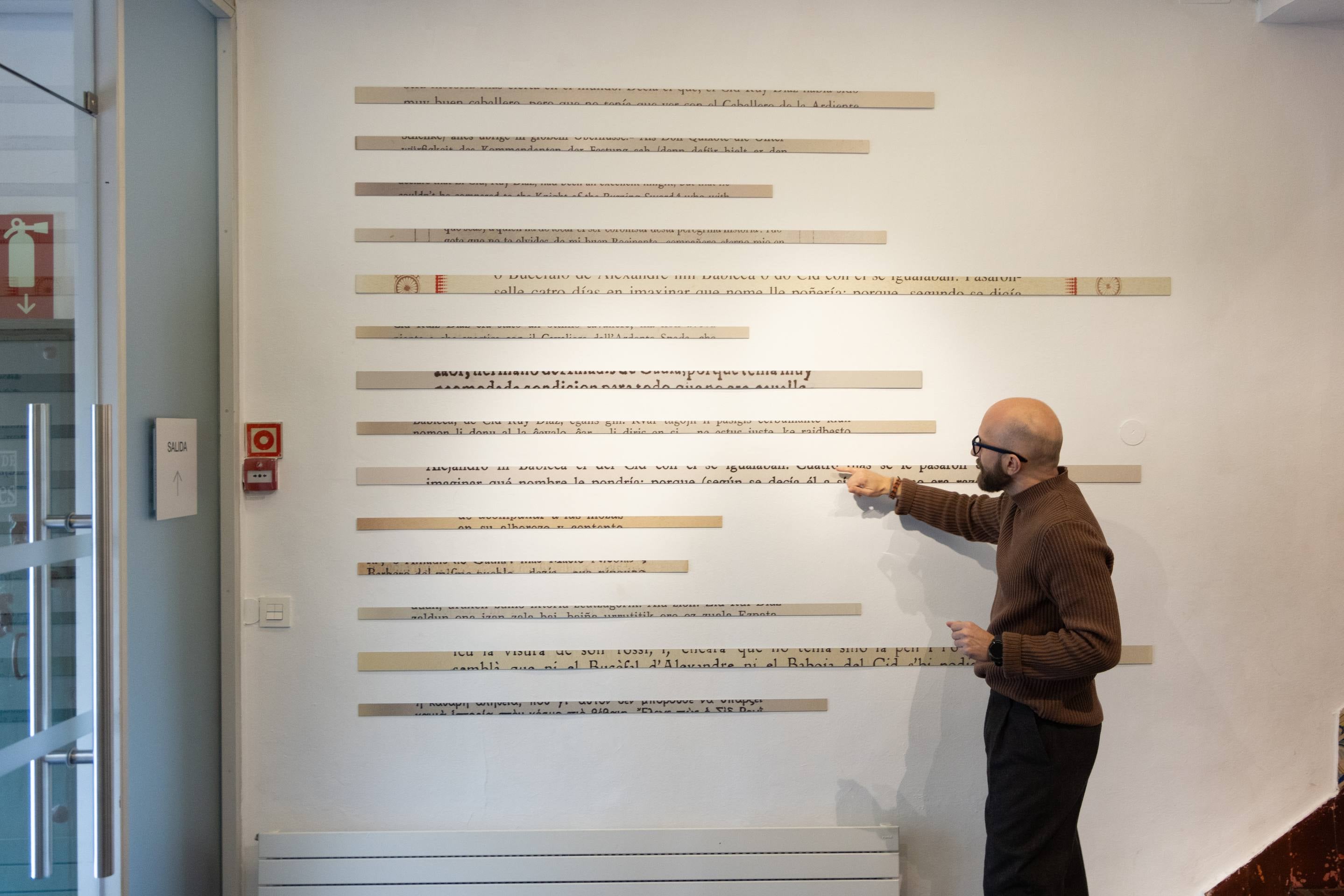 La exposición de Ignasi Aballí en la Casa de Cervantes, en imágenes