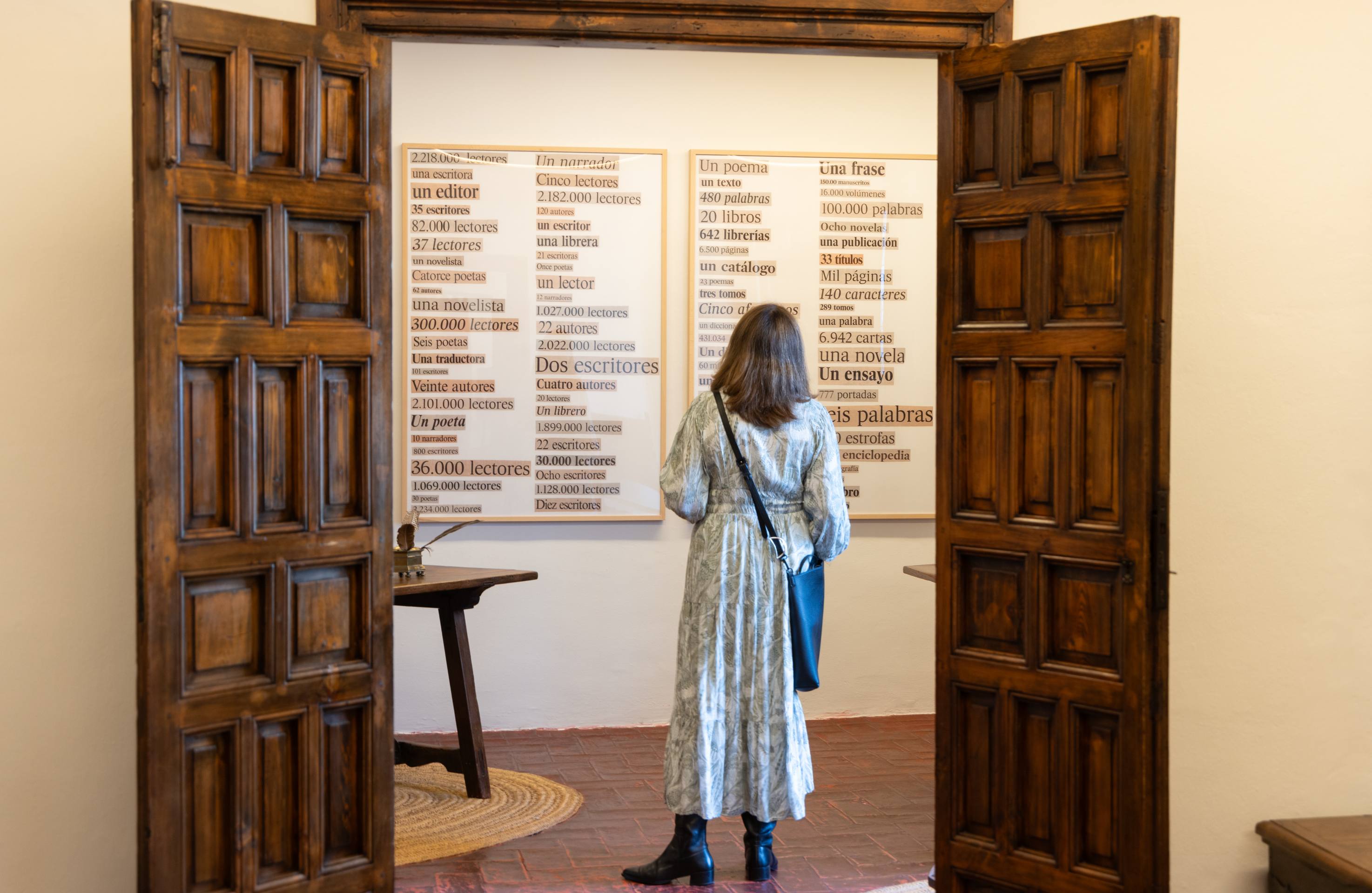La exposición de Ignasi Aballí en la Casa de Cervantes, en imágenes