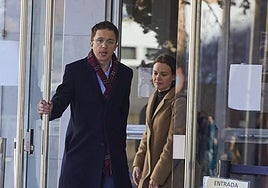 Íñigo Errejón el día de su declaración.