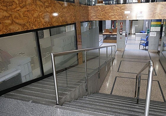 Rampa en Canónigas que tiene que eliminarse.