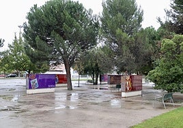 Inmediaciones de la plaza de las Cortes donde se encontró al exhibicionista.
