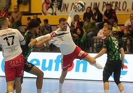 David Fernández, durante el partido del pasado fin de semana.