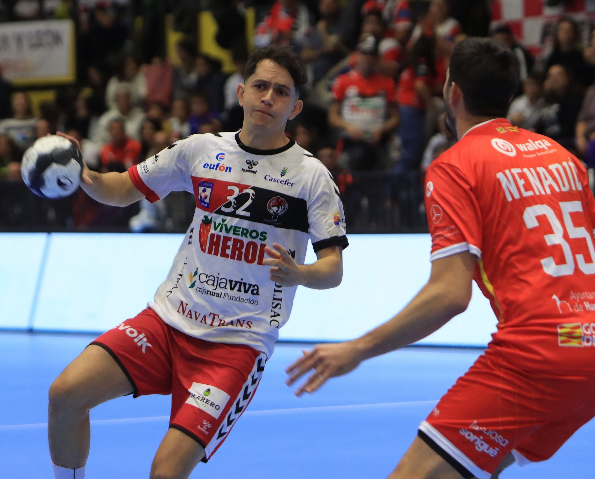 Fotos de la victoria del Balonmano Nava