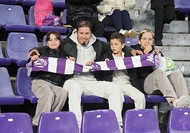 Imágenes de las gradas del José Zorrilla este viernes en el partido entre el Real Valladolid y la UD Las Palmas