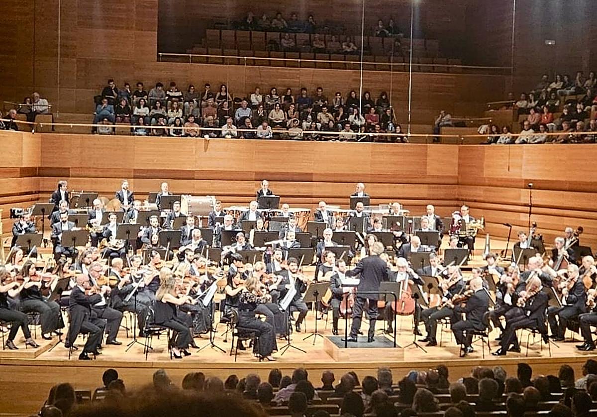 Thierry Fischer, al frente de la OSCyL, este jueves.