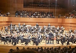 Thierry Fischer, al frente de la OSCyL, este jueves.