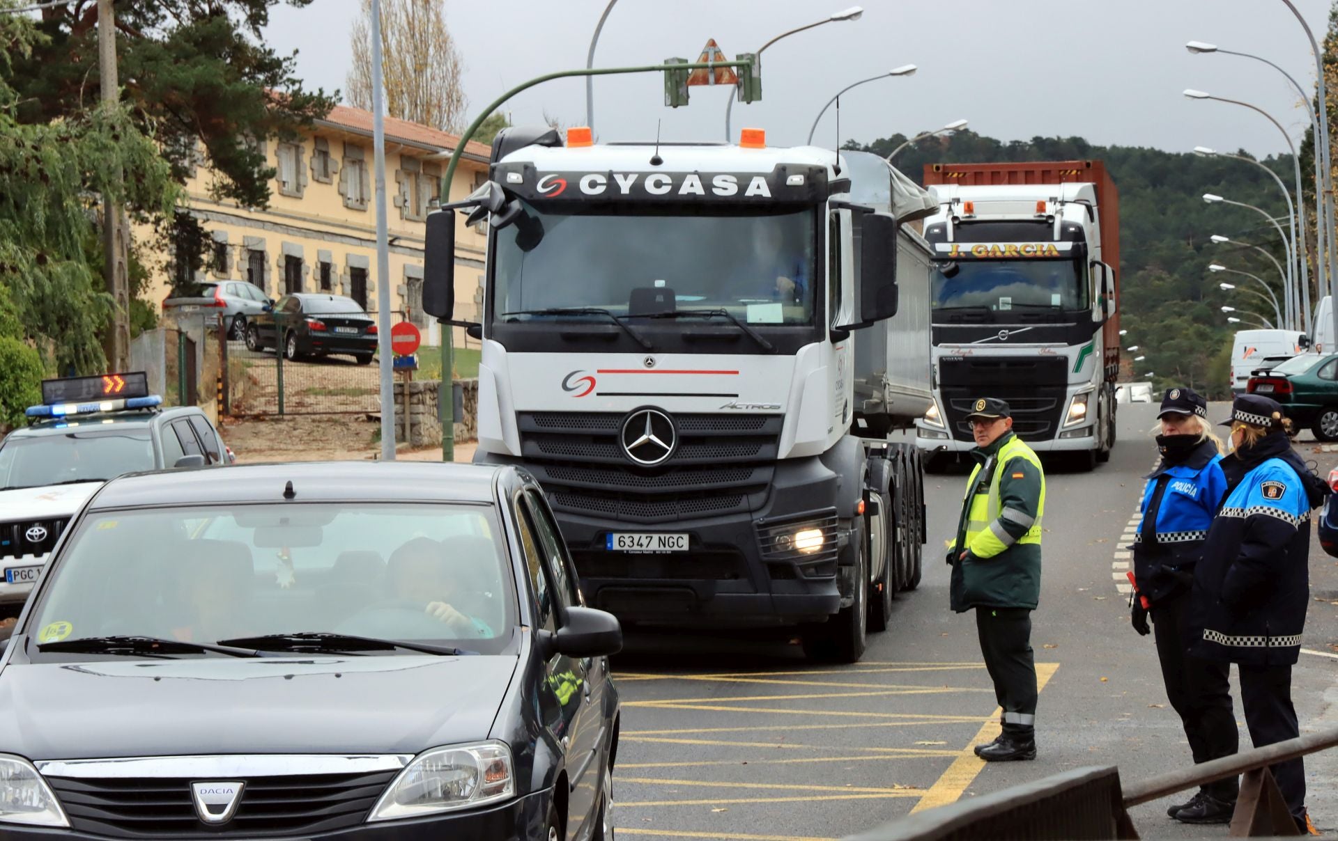 Fotos del incendio en la travesía de San Rafael