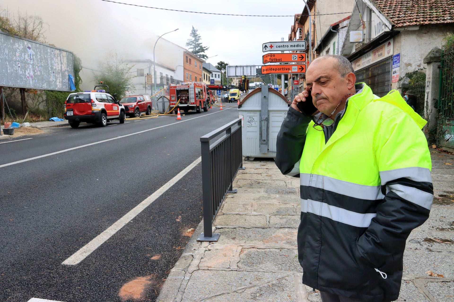 Fotos del incendio en la travesía de San Rafael