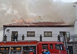 Incendio en una vivienda en la travesía de San Rafael.