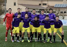 El once con el que saltó al césped el Mojados.