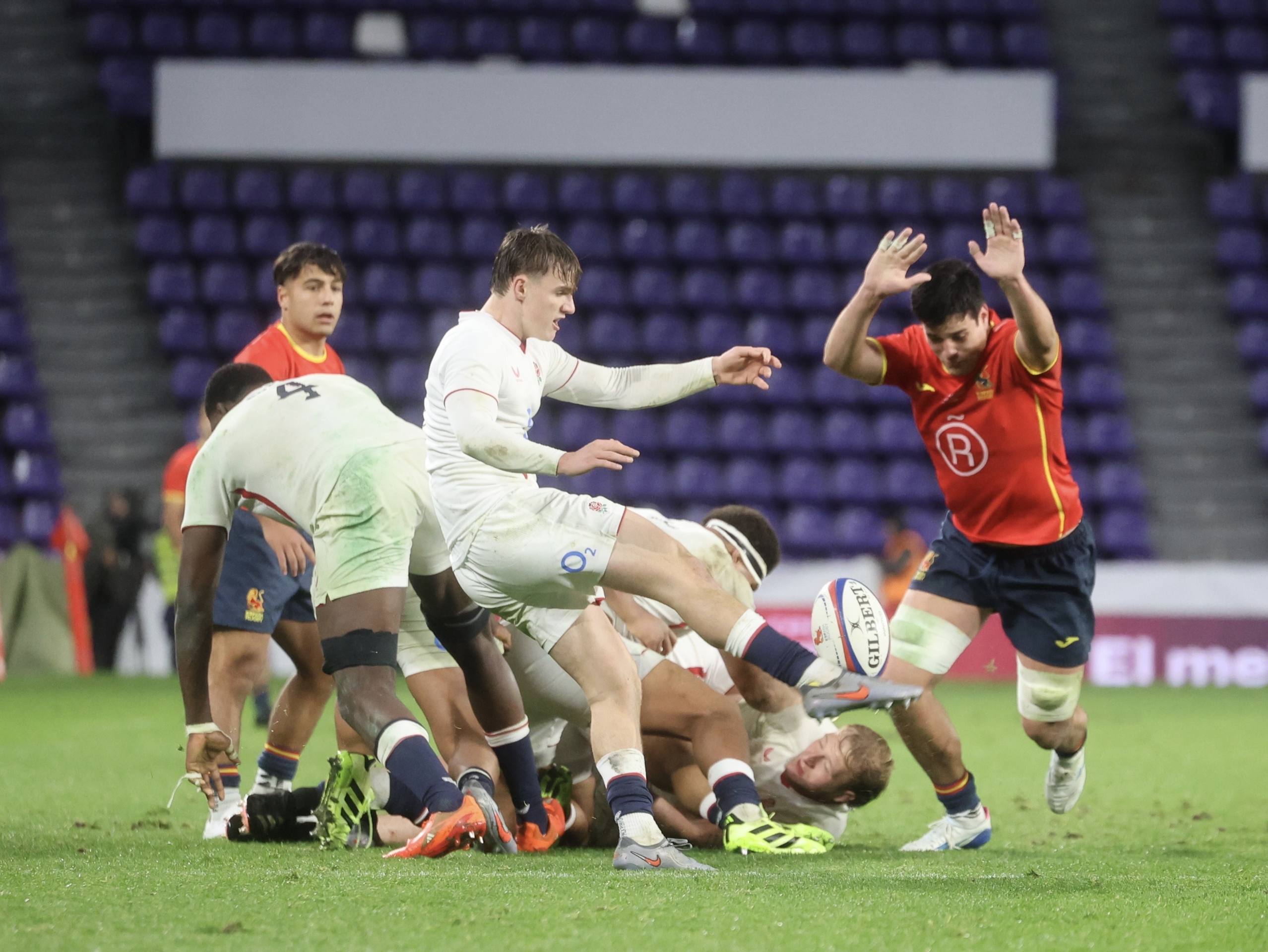 La derrota de España ante Inglaterra A en Zorrilla, en imágenes