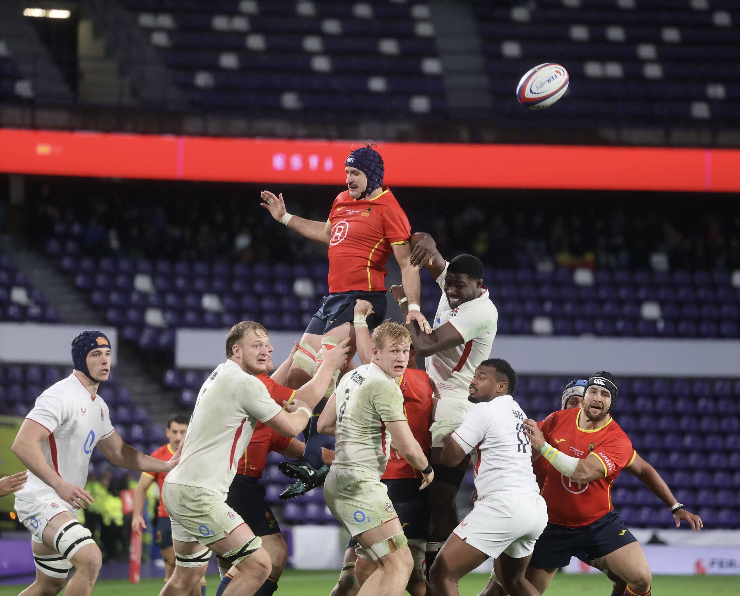 La derrota de España ante Inglaterra A en Zorrilla, en imágenes
