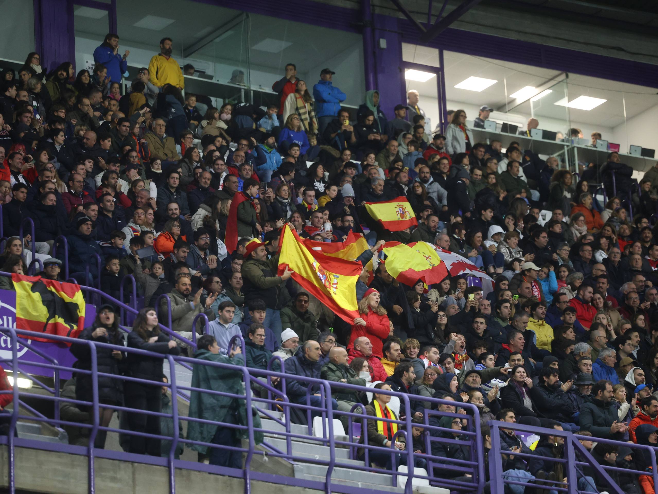 La derrota de España ante Inglaterra A en Zorrilla, en imágenes