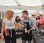 La diputada Magdalena Rodríguez, durante la fiesta de Valtiendas.