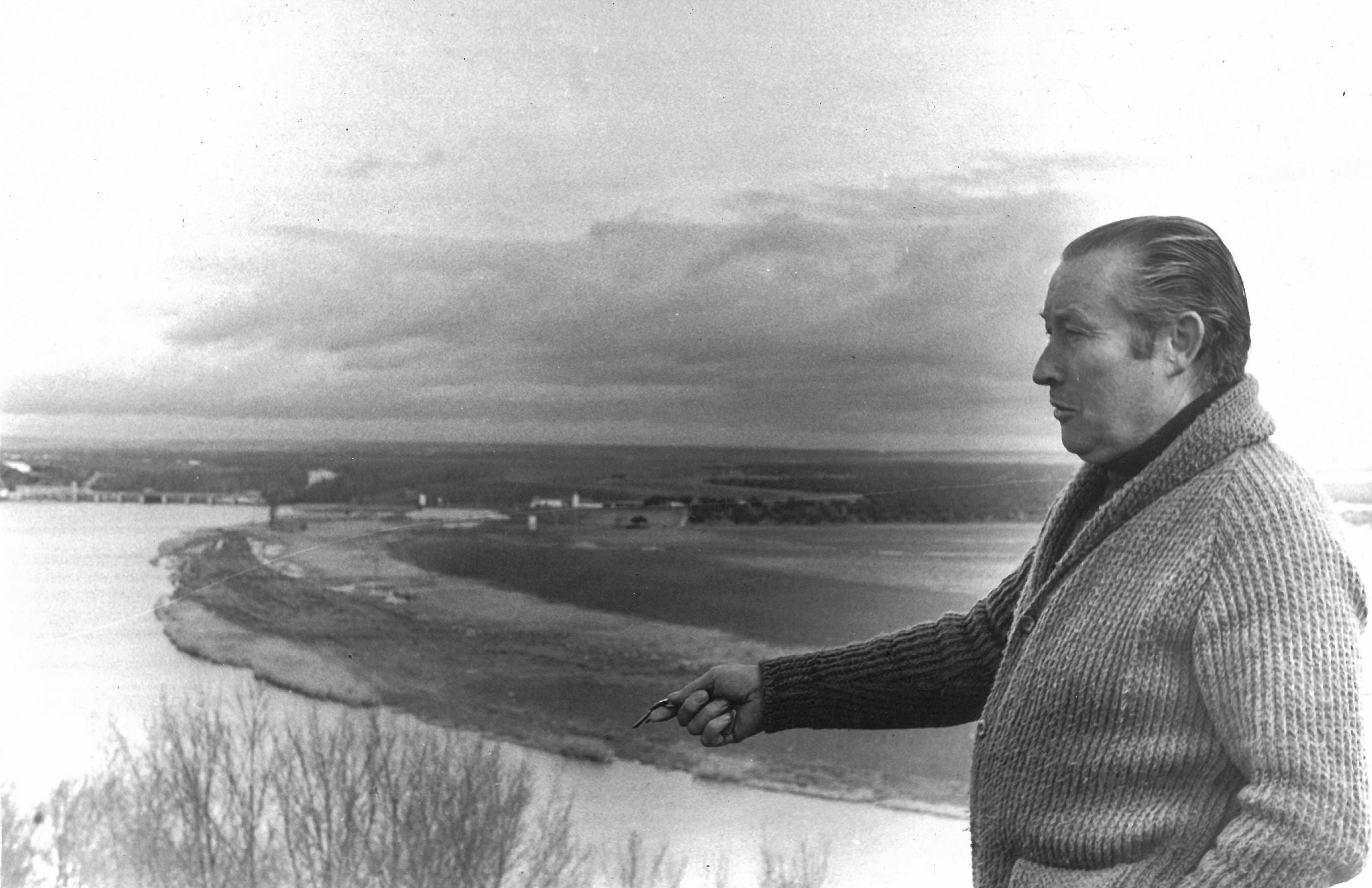 El alcalde de la localidad en marzo de 1979.