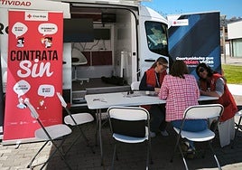 Entrevistas del plan de empleo de Cruz Roja.