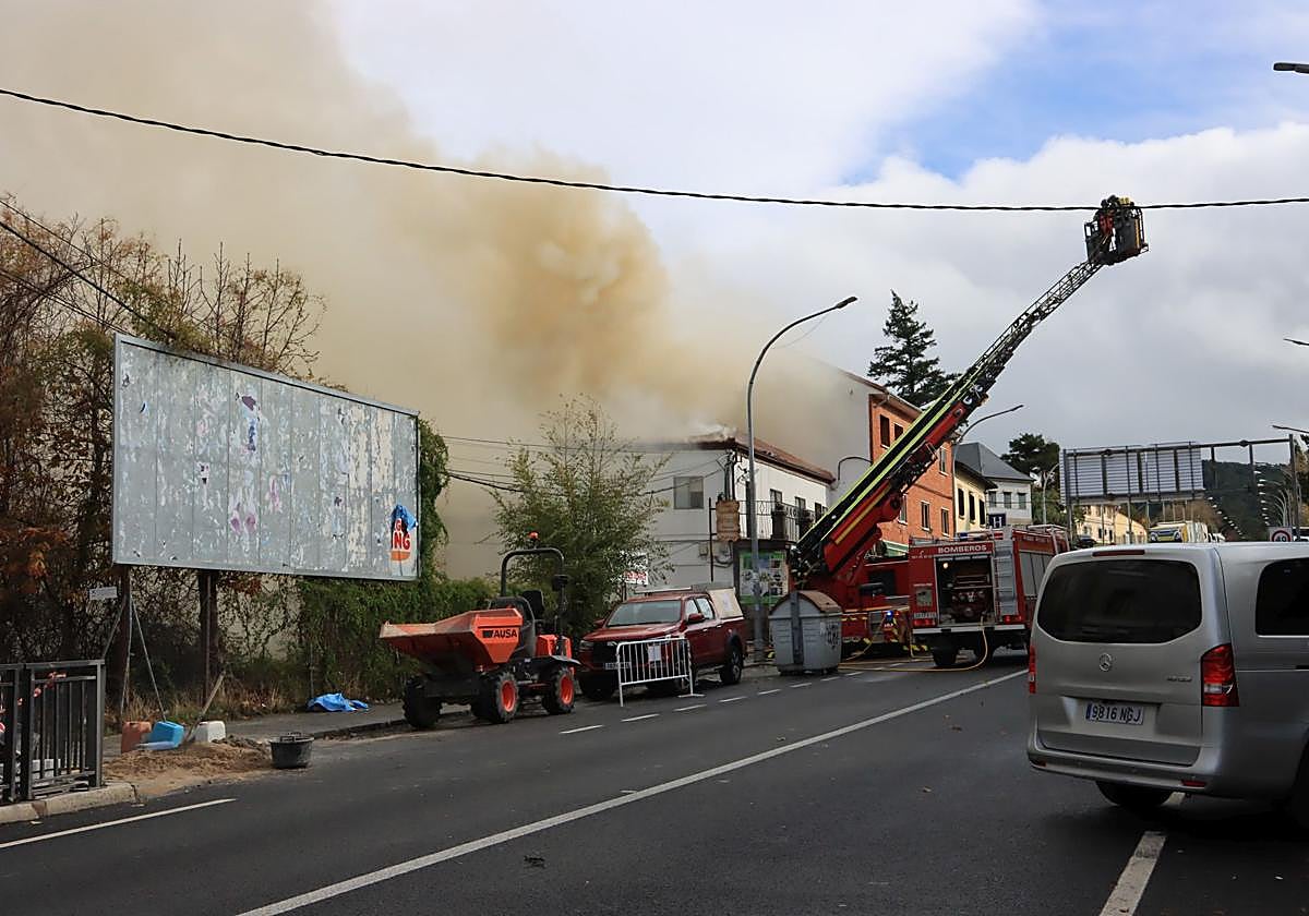 El incendio de San Rafael, en imágenes