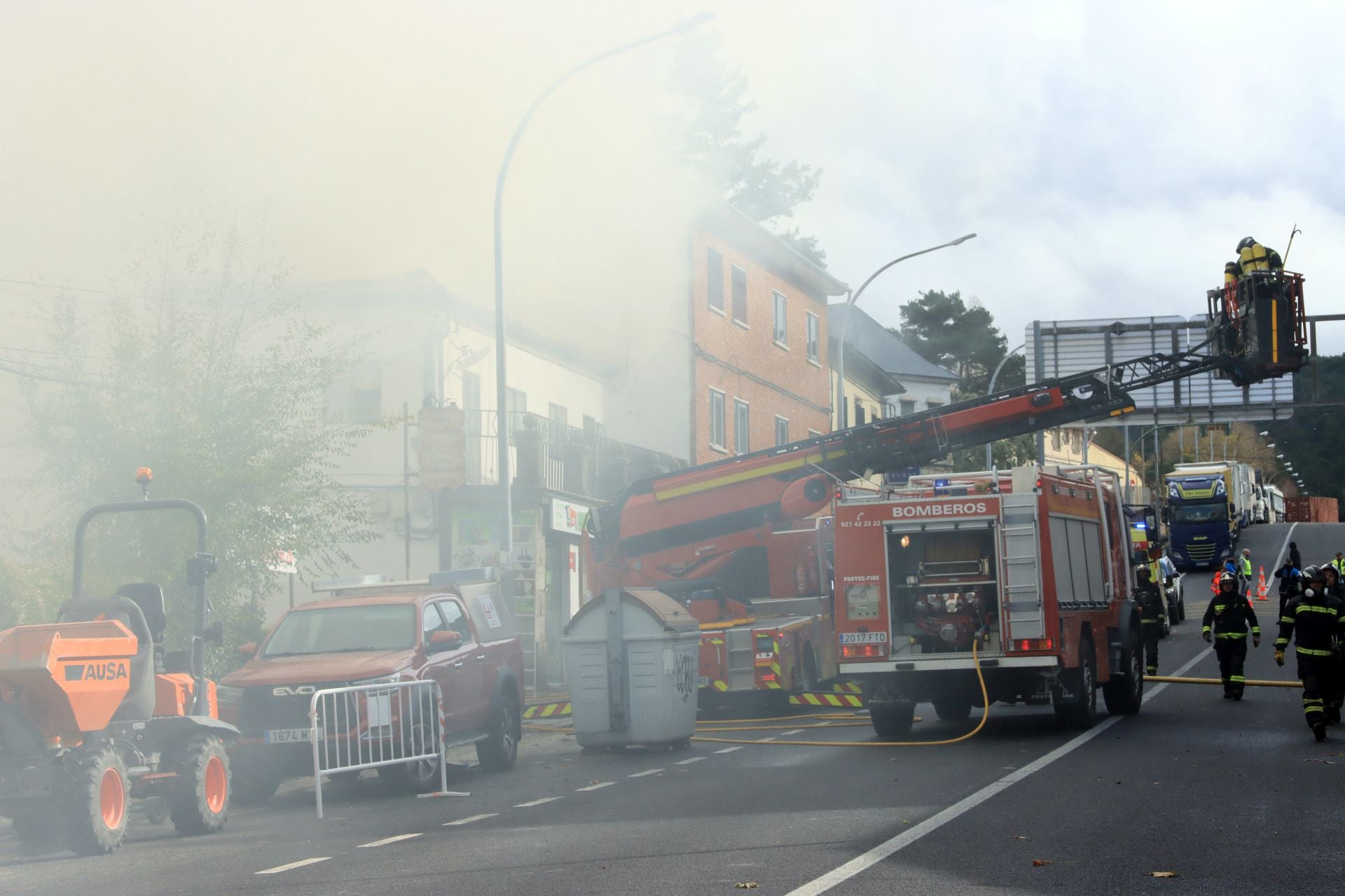 El incendio de San Rafael, en imágenes