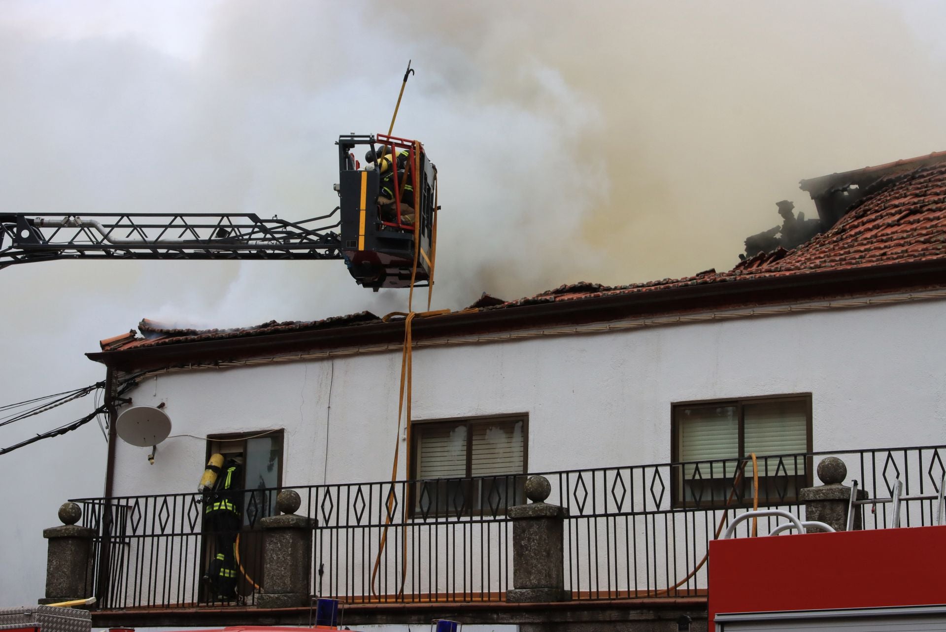 El incendio de San Rafael, en imágenes
